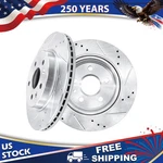 12.40" Rear Drilled Slotted Brake Rotors For Camaro Impala Allure Lacrosse Regal. Fixed Price $70.50.