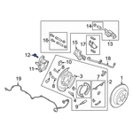 Ford F-150 2012-2018 W716761S439 Brake Backing Plate Bolt. Fixed Price $15.77.