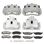 Front Rear Left Right Brake Calipers Pads Set 12PCS For 2011-2018 Ram 1500. Fixed Price $216.80.