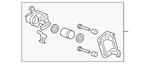 Genuine Honda Caliper 43018-T0G-A02. Fixed Price $248.31.