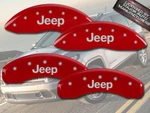 2011-2018 "jeep" Grand Cherokee Front Rear Red Mgp Brake Disc Caliper Covers Bry. Fixed Price $269.99.