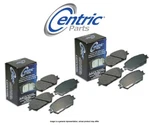 Front + Rear Set Centric Parts Ceramic Disc Brake Pads CT97907. Fixed Price $103.95.