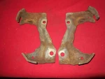 1970-72 Chevelle Monte Nova Front Disc Brake Caliper Brackets 5470661 5470660 Gm. Fixed Price $225.00.