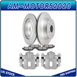 Rear Brake Calipers Rotors & Ceramic Pads Set For 2006-2009 Nissan 350Z. Fixed Price $133.43.