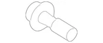 Genuine Jaguar Caliper Support Mount Bolt C2D27400. Fixed Price $6.61.