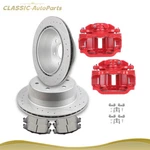 Rear Brake Caliper Ceramic Pad Drill Slot Rotor For Gmc Chevrolet Silverado 1500. Fixed Price $170.85.
