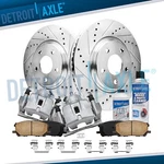 Front Drilled Rotor Brake Pad Caliper Bracket For Lexus RX330 RX350 Highlander. Fixed Price $257.73.