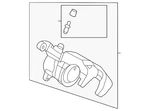 Genuine Ford Disc Brake Caliper MB3Z-2552-F. Fixed Price $123.81.