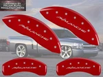 2007-2013 Chevy "avalanche" Front + Rear Red Mgp Brake Disc Caliper Covers. Fixed Price $269.99.