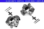 Ate Brake Caliper For Mercedes W114 W115 Ng C123 W123 C126 W126 68-02 0004237198. Fixed Price $219.60.