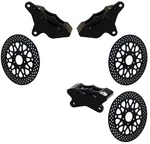 New Wilwood 2000-2011 Harley Motorcycle Brake Caliper & Rotor Set,black. Fixed Price $1235.91.