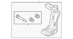 Genuine Nissan Caliper Mount D1M15-5MR0A. Fixed Price $119.98.