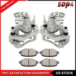Rear Pair Brake Calipers W/ Bracket & Ceramic Pads Fits 2011 12 13 14 Ford Edge. Fixed Price $99.63.