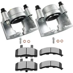 Brake Calipers Pair Front And Ceramic Pads Kit Fits Chevrolet K1500 K2500 Tahoe. Fixed Price $98.11.