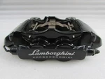 Lamborghini Aventador, Left Rear Ccm Brake Caliper, Black, Used, P/n 470615405B. Fixed Price $1000.00.