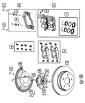 Genuine Mopar Disc Brake Caliper Assembly Front Right 68548446AA. Fixed Price $246.39.