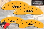 2007-2018 "jeep" Wrangler Jk Front + Rear Yellow Mgp Brake Disc Caliper Covers. Fixed Price $269.99.