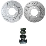 Hella Front 318MM Rotors Low-met Disc Brake Pad Kit For Porsche 911 Boxster. Fixed Price $263.95.