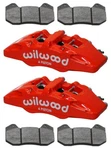New Wilwood Dynapro Brake Calipers & PADS,6 PISTON,RED,0.81",10-13" Rotors. Fixed Price $826.02.