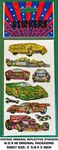 Race Cars Various - Vintage Original Vinyl Decal Sheet Total 9. Fixed Price $9.45.