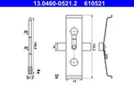 13.0460-0521.2 Ate Accessory Set, Disc Brake Pad For Audi, Cupra, Seat. Fixed Price $20.90.