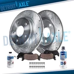 Rear Drilled Rotors + Ceramic Braks Pads For Sebring Stratus Neon Brakes. Fixed Price $81.65.