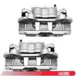 Pair Front Brake Calipers W/ Bracket For Dodge Grand Caravan Chrysler Volkswagen. Fixed Price $115.99.
