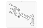Genuine Nissan Disc Brake Caliper 41011-6RR0B. Fixed Price $538.80.