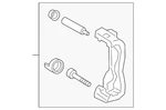 Genuine Mercedes-benz Caliper Mount 9074230101. Fixed Price $136.90.