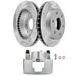 Front Right Brake Caliper And Rotors Drilled For 95-00 Chevrolet Tahoe 4WD. Fixed Price $111.49.