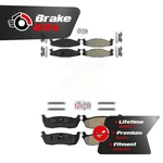 Front Rear Semi-metallic Disc Brake Pads Kit 1996-1996 Ford F-150. Fixed Price $89.78.