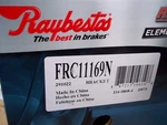 Disc Brake CALIPER-ELEMENT3 New Semi-loaded FRC11169N Raybestos. Fixed Price $66.99.