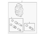Genuine Ford Disc Brake Caliper AL3Z-2B121-B. Fixed Price $168.71.