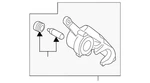 Genuine Ford Disc Brake Caliper FL3Z-2552-B. Fixed Price $153.85.