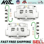 Pair Front Brake Calipers W/ Bracket For 2011-2019 Chevy Silverado 3500 Hd. Fixed Price $153.99.