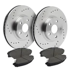Rear Drilled Brake Rotors + Pads For 2017 2018 2019 Buick Envision. Fixed Price $108.92.