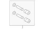 Genuine Audi Caliper Bushing Kit 4E0-698-647. Fixed Price $25.97.