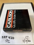 Carlson 14044 Disc Brake Caliper Guide Pin Kit Genuine Nib. Fixed Price $10.80.