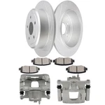 For 2007 - 2017 Jeep Wrangler Rear Pair Brake Calipers Rotors And Ceramic Pads. Fixed Price $149.48.