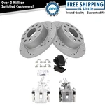 Rear Brake Calipers Ceramic Pads Drilled Rotors For 10-13 A3. Fixed Price $204.85.