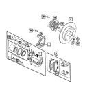 Genuine Mopar Disc Brake Pin Kit 68245288AA. Fixed Price $36.69.