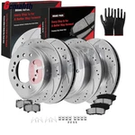 Front Rear Drilled Rotors Ceramic Brake Pads For 2003-2009 4RUNNER Fj Cruiser. Fixed Price $166.99.