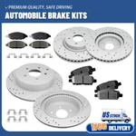 For Nissan Murano Pathfinder JX35 QX60 Front & Rear Brake Rotors + Ceramic Pads. Fixed Price $174.38.