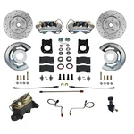 1970-1973 Ford Mustang Manual Front Disc Brake Conversion Kit W/ Drilled Rotors. Fixed Price $1434.99.