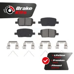 Rear Semi-metallic Brake Pads Set For 2017-2020 Cadillac XT5. Fixed Price $33.38.