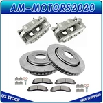 Front Pair Brake Calipers Rotors And Ceramic Pads 10-21 Ford Expedition. Fixed Price $259.48.