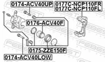 For Febest 0176-ACV40F Front Brake Caliper Piston Toyota RAV4. Fixed Price $19.18.