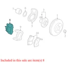 01-07 Ford Escape Mercury Mariner Fr Disc Brake Caliper Used 7L8Z2B121B Oem. Fixed Price $53.99.