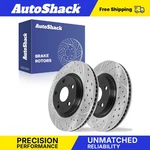 Front Drilled Slotted Brake Rotors For Toyota, Camry 2007-2017. Fixed Price $62.57.