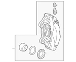 Genuine Gm Front Driver Side Disc Brake Caliper Assembly 23261810. Fixed Price $610.19.